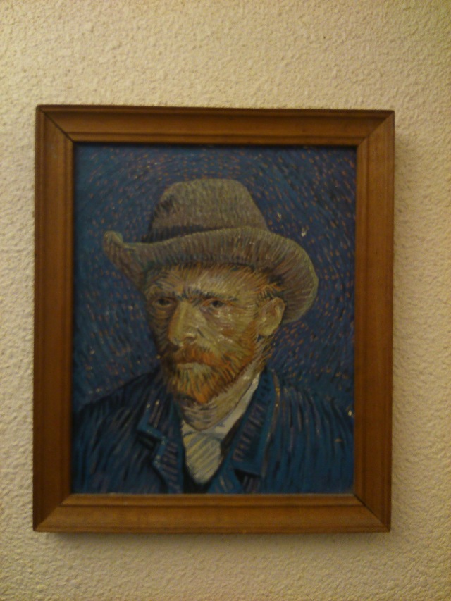 Self Portrait in a Felt Hat by Vincent van Gogh